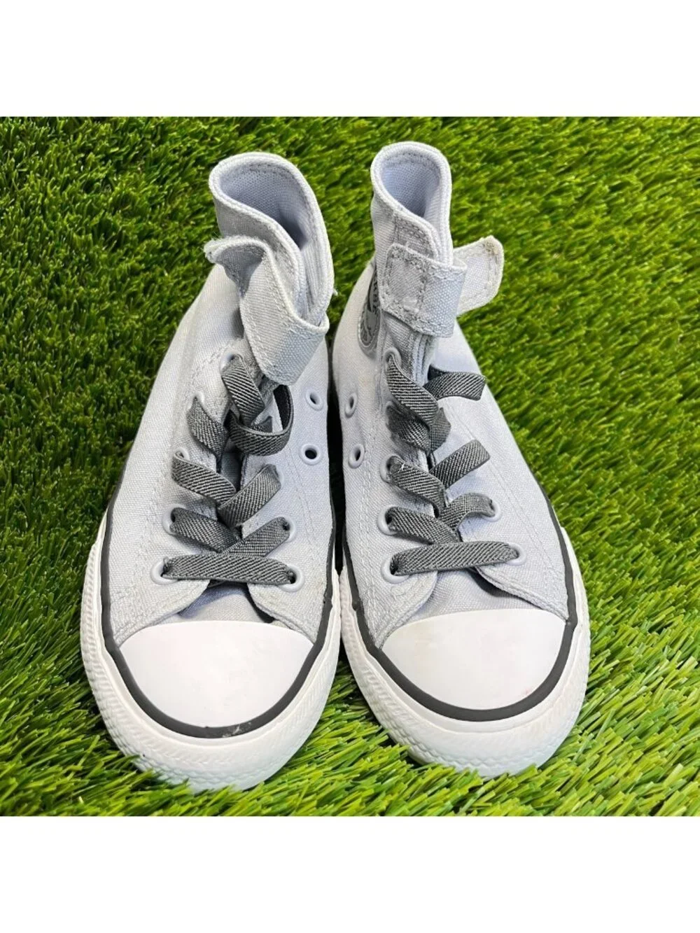 Converse Chuck Taylor All Star‎ High Boys Size 12C Gray Athletic Shoes Sneakers